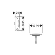 Hansgrohe Flexaplus ������� ����� ������ ��� ����� � ��������, ������������ ������ 58185990