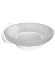 Мыльница стеклянная Bemeta White 104108044 цвет: белый