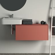 Тумба под раковину Ideal Standard CONCA (800x505x370) 1 ящик, закат, со столешницей T4312Y3