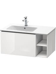 Тумба под раковину Duravit L-Cube 820х400х481 подвесная, 1 ящик, белый глянец LC619102222 — миниатюра 1