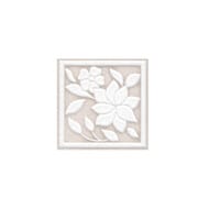 Вставка KERAMA MARAZZI Сорбонна (96х96х8,5) бежевая, цветы,  AD\A425\SG457020 (шт.)