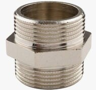 Ниппель Tiemme 3/4"Нх3/4"Н лат.никелир, 1500084(1552N000505)