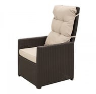 Комплект мебели RATTAN MANCHESTER OTTO SET 2,2 шезлонга +2 банкетки +столик, венге/бежевый