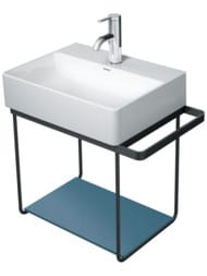 Полка стеклянная для консоли Duravit DuraSquare 420х264 голубая 0099668800 — изображение 2