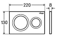 Viega �������� ����������� Prevista Dry ��� �������+������ Visign for Style 20 ����, ������ 8524.13, 792855