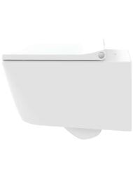 Унитаз подвесной Duravit Viu 370х570х400 безободковый, HygieneGlaze, цвет: белый 2511092000