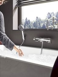 Смеситель Hansgrohe Vivenis 75420000 для ванны, настенный, хром — изображение 4