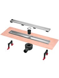 Комплект для монтажа дренажного канала TECEspring linus 1000 мм, plate, с мембраной S601000 — миниатюра 1