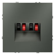 Розетка акустическая Voltum S70 VLS060306, титановый