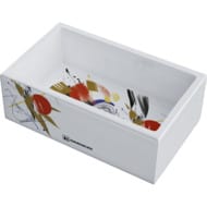 Мойка Omoikiri MIKURA 76-Tokyo 760х460х254мм,керамическая,на столешницу,белый 4993021