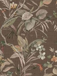 Обои виниловые на флизелине Zambaiti Trussardi VIII (0,7х10,05) рисунок, коричневые Z30332 (рул)