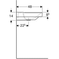 �������� Geberit Xeno2 (900�480�140) KeraTect, ��������� ��� ���������, ��� �������� 500.531.01.1