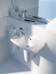 Рукомойник DURAVIT STARCK 3 500х260х160 отверстие под смеситель слева, перелив 0751500009 — миниатюра 2