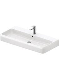 Раковина подвесная Duravit Qatego 1000х470х125мм перелив, отв. под смеситель, цвет: белый 2382100000