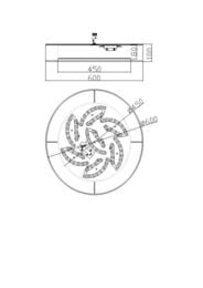 ���������� ���������� Freya Zoticus (�������) FR6005CL-L48G, 80 Ra, 220/240 V, IP20,������