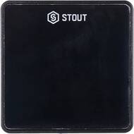 Датчик температуры STOUT C-7p комнатный, проводной, черный, STE-0101-007002 — миниатюра 1