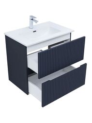 Тумба для раковины Aquanet Джейн 70 (700х455х637) подвесная, 2 ящика, цвет: маренго 335428