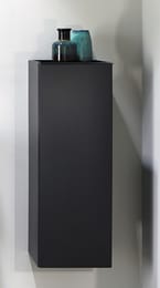 Пенал подвесной Burgbad Fiumo 350х960х320 правый, графит/полка черная UHEH035RF3958G0200