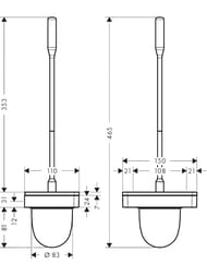 ����� ��� ������� Axor Universal 42835000 ���������, ����: ����