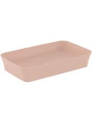 Умывальник IPALYSS Ideal Standard (650х400х120) накладной, без перелива, цвет nude E1886V7