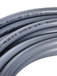 Труба STOUT PEX-A 25х3,5 из сшитого полиэтилена с кислородным слоем, серая, бух116м,