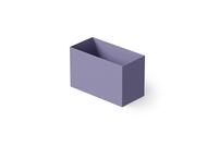 Ванна отдельностоящая Dea Design DD8702 1000 14 (1000х580х750), прямоуг, слив-перел, д/к, лиловый