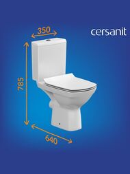 ������ Cersanit CARINA Clean On (660�350�780) ������������,������� ������ �/�KO-CAR011-3/5-COn-S-DL