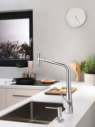 Hansgrohe Дозатор встраиваемый в столешницу 500мл хром 40468000 — изображение 3