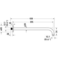 ��������� Duravit UV0670028010 ������� ��������, 410 ��, ����