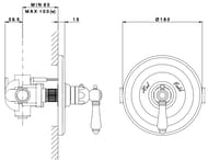 ������� ����� Nicolazzi Termostatico ����.-���������� 3/4"��� ����, ����� P.M.Blanc, ������ 4914BZ78