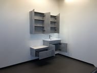 Зеркало-шкаф COMFORTY Осло-70 (700х800х145) подвесной, бетон светлый 00-00006164