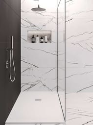 Душевой поддон STAROhome SOLID (1200х900х24) литьевой мрамор, белый мат. 1237421 — изображение 9