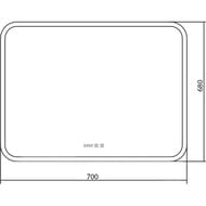 ������� Silver Mirrors ����-6 (700�680) LED-���������, ������, ���, �������� LED-00002385
