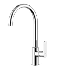 Смеситель Aquatek AQ1982CR АЛЬФА для кухни (полукруглый излив)