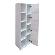 Шкаф-колонна COMFORTY Прага-45 (450х1600х320)  подвесной, дуб белый 00004136272