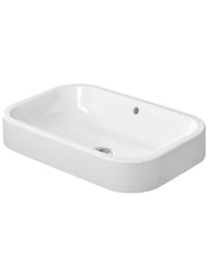 Раковина DURAVIT HAPPY D.2 600х400х165 шлиф., без площадки под смеситель, перелив 2314600000