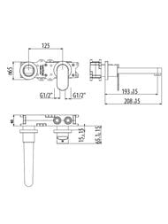��������� GATTONI H20mix7000 70035/70CO ��� ��������, ������������, ����