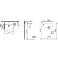 �������� ��������� Vitra ArchiPlan 7400B003-0001 450�380�120, �������,��������. ��������, �����