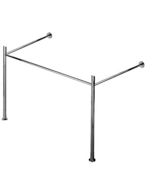 Металлическая консоль для умывальника Duravit Vero 1250мм, хром 0030731000