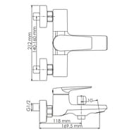��������� ��� �����/���� WasserKRAFT Aisch 5501 ���������, � �������� �������, ������ �������