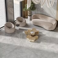 Керамогранитная плитка KERAMA MARAZZI Ониче (600х1195х9) камень, серая SG50005822R (кв.м.)