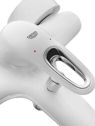 Смеситель Grohe EuroStyle 33591LS3 для ванны, однорычажный, настенный, белый
