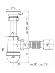 ����� ��� ����� 1.1/2"�40�� � ������ �� 50 C0110