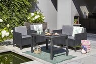 ���� KETER LYON RATTAN TABLE (116x71�40-65), ��������, ������