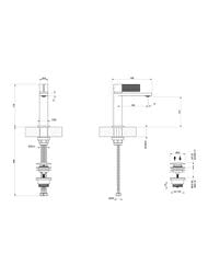 ��������� ��� �������� Gessi Inverso Rigato 127 ��, ������ ������, ������ ����. 73551.149