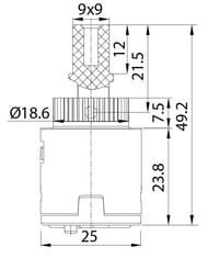 �������� ��� ��������� IDDIS 25 ��, ��� �����, ������������ 999C25D0SM