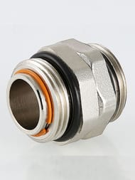 Сдвоенный ниппель VALTEC 1" для сборки коллекторных групп VT.0606.0.06