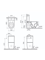 ������-������� Vitra Sento Open-Back 360�650 � ��������,��������. ����.,��������.9830B003-7204