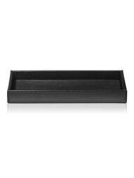 Лоток Decor Walther BROWNIE TAB M 220х105, имитация кожи, цвет: черный 0930060