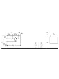 Тумба под раковину Duravit Brioso (820х479х442) 1 ящик, цвет лён BR401401075